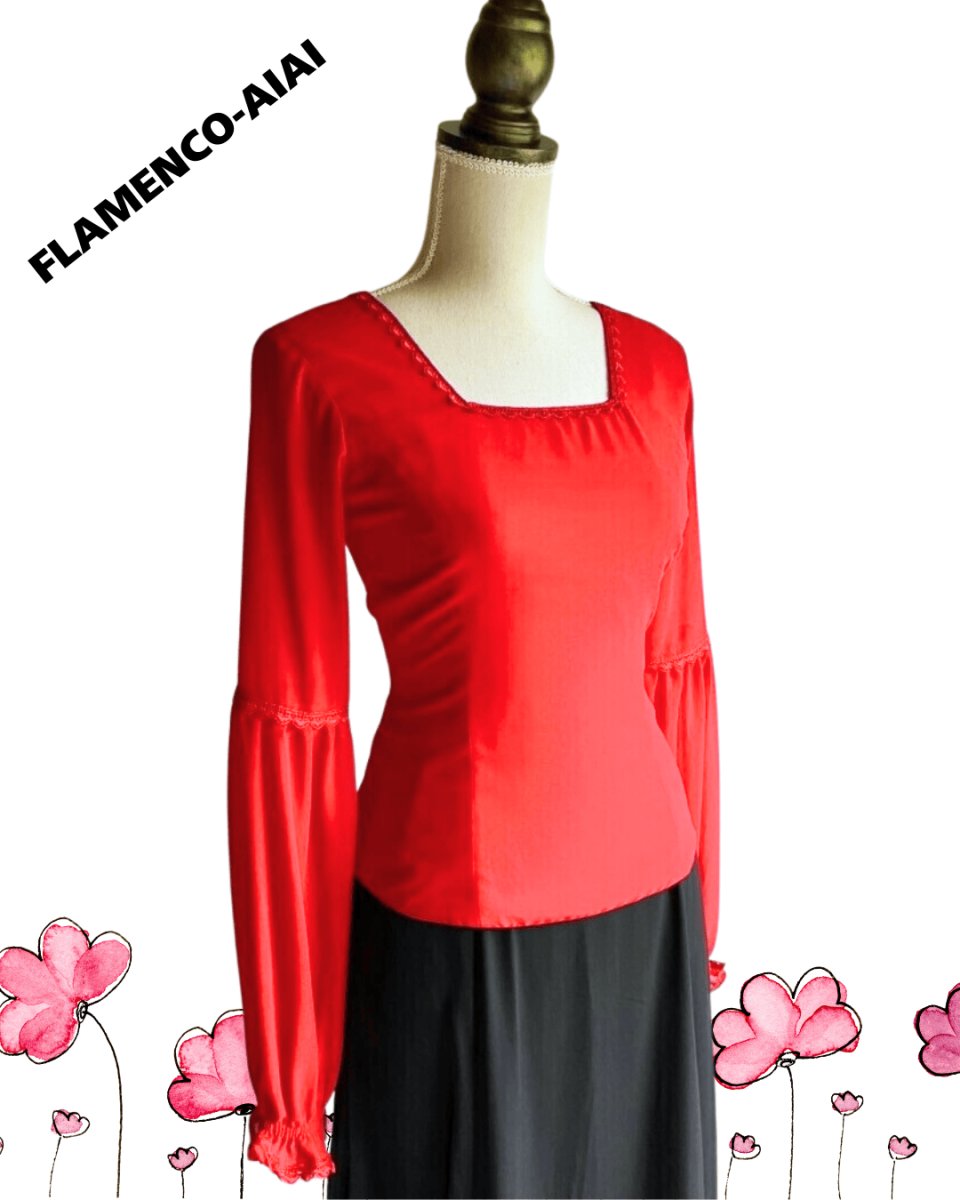 画像2: ロングスリーブ、レッド (2)