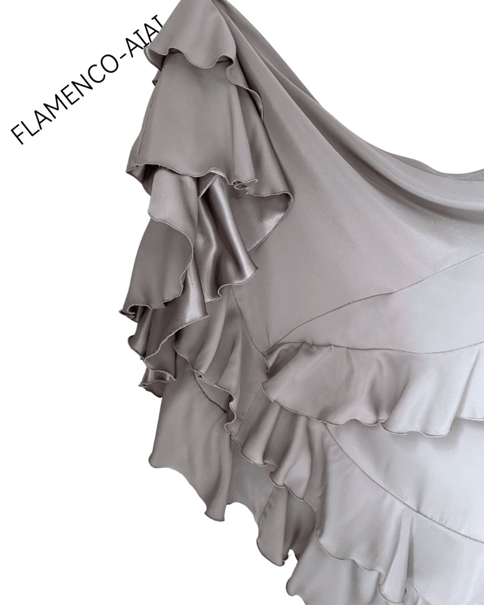 画像6: ハイウエストファルダ、斜めフリル２本、裾フリル2段 (6)