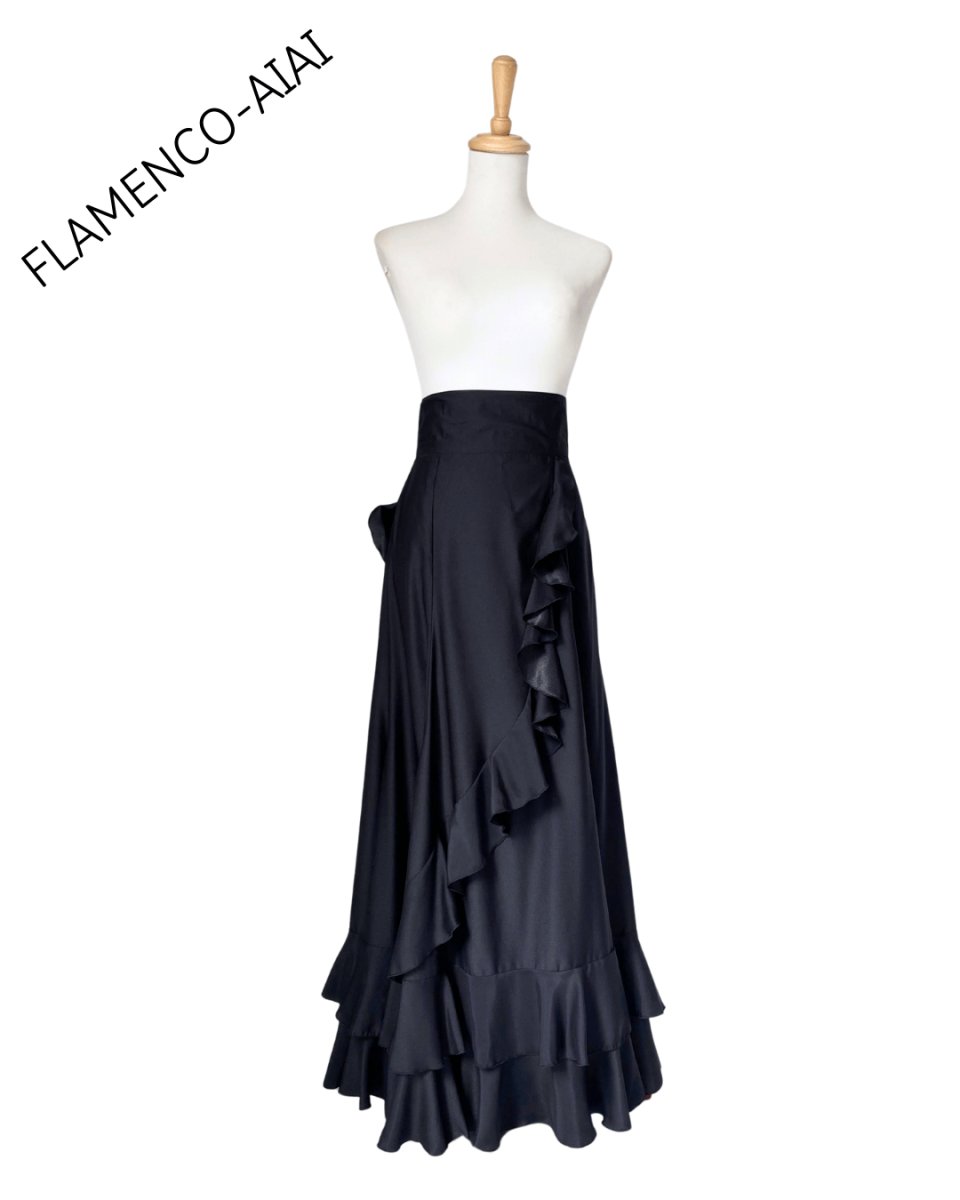 画像9: ハイウエストファルダ、斜めフリル２本、裾フリル2段 (9)