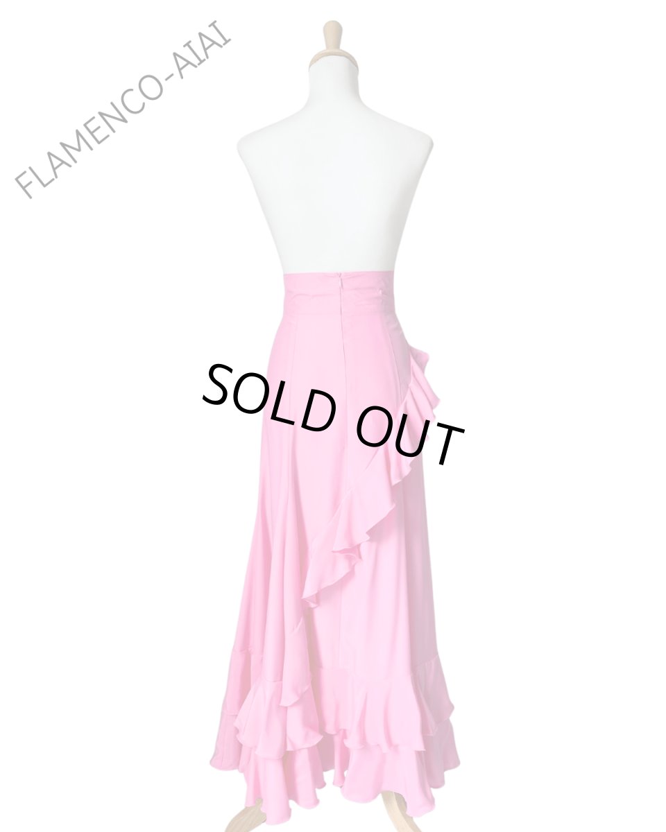 画像4: ハイウエストファルダ、斜めフリル２本、裾フリル2段 (4)