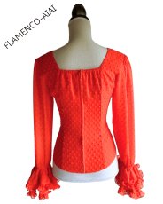 画像6: ブラウス、オレンジ (6)