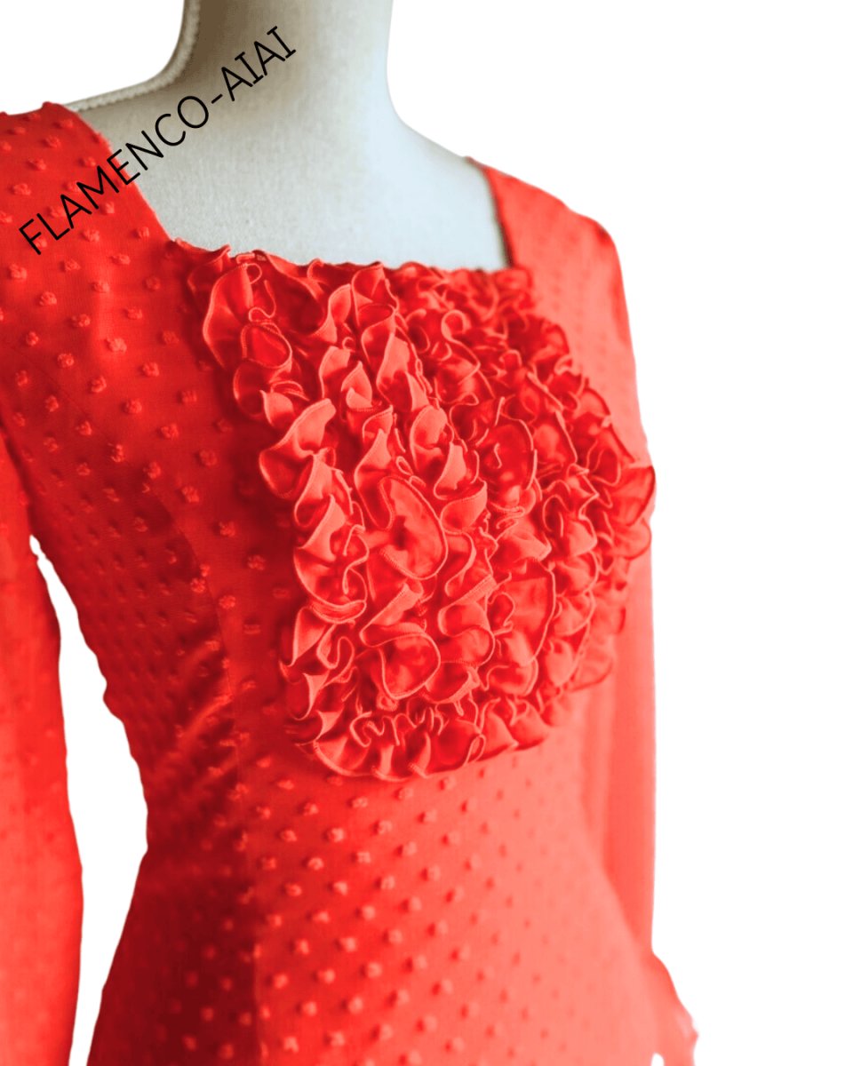 画像4: ブラウス、オレンジ (4)