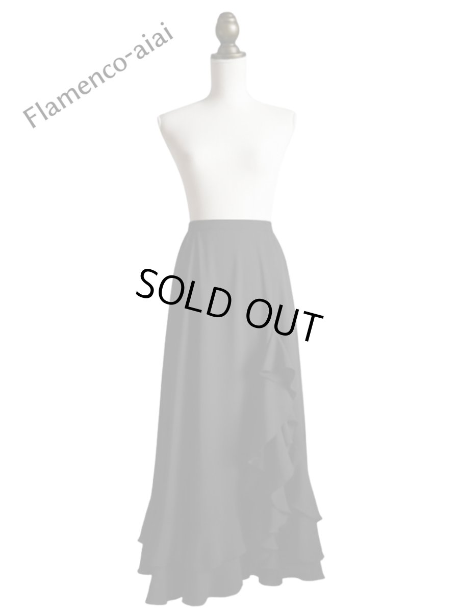 画像8: スリットファルダ、フリル2段、赤 (8)