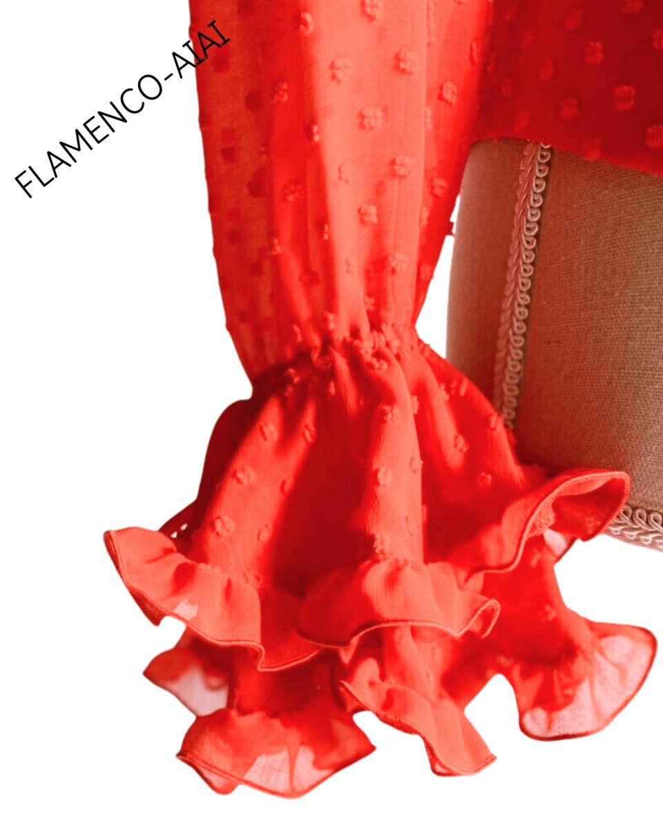 画像5: ブラウス、オレンジ (5)