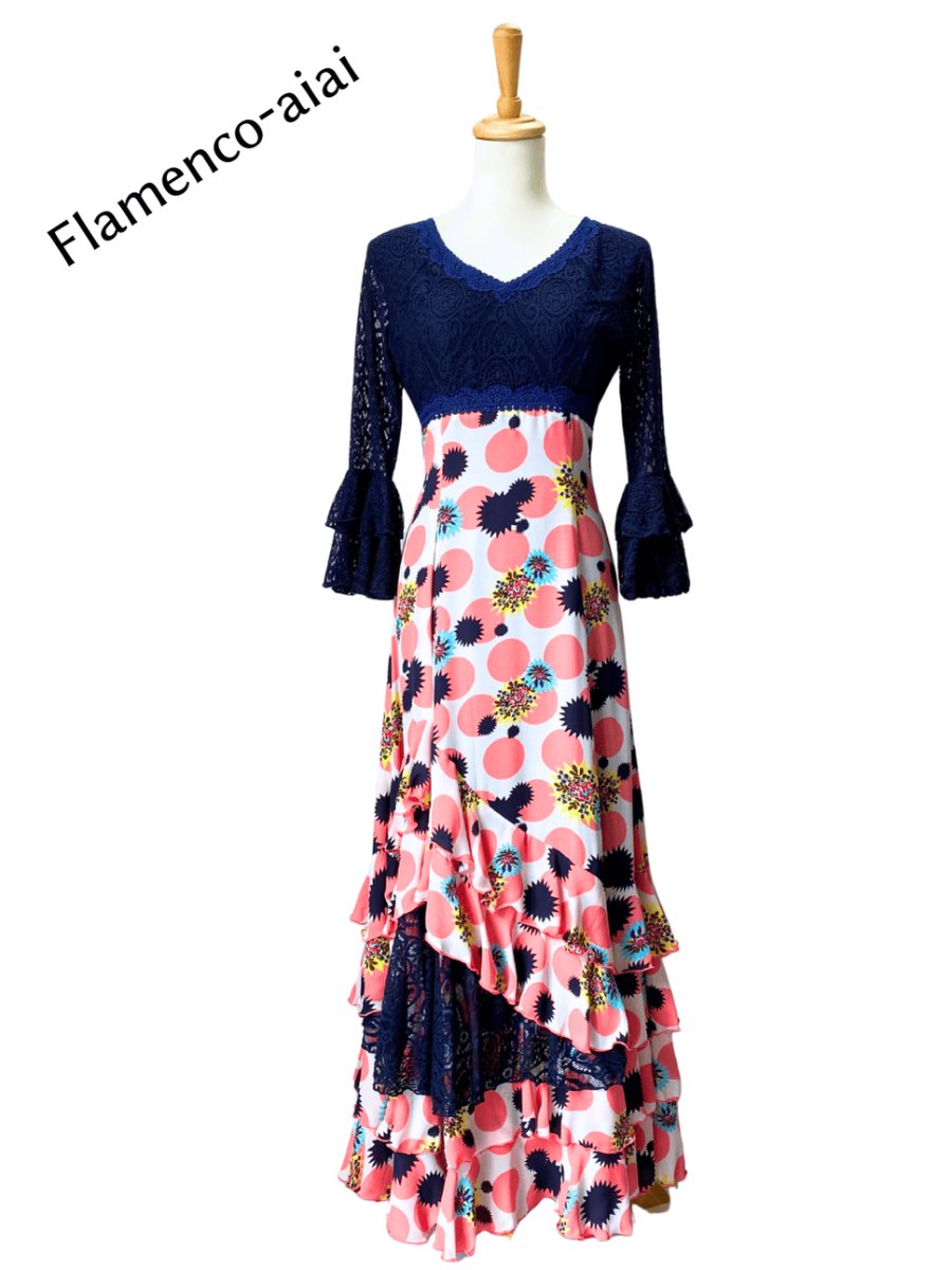 画像2: フラメンコドレス、Mサイズ (2)