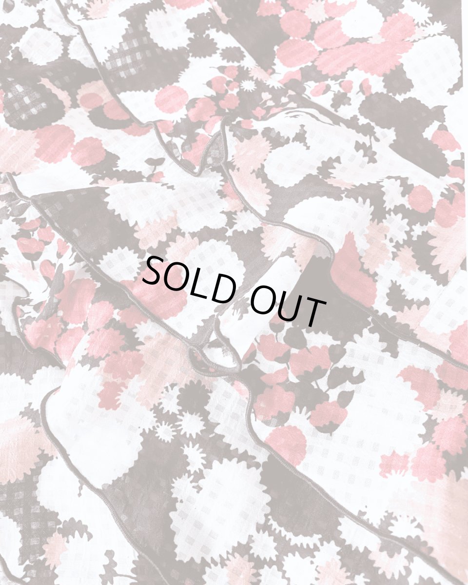 画像3: フリル4段、ジョーゼット生地、ピンクフラワー🌸 (3)