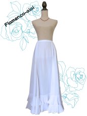 画像2: ペチコート、2段フリル、フリル先テープ飾り (2)