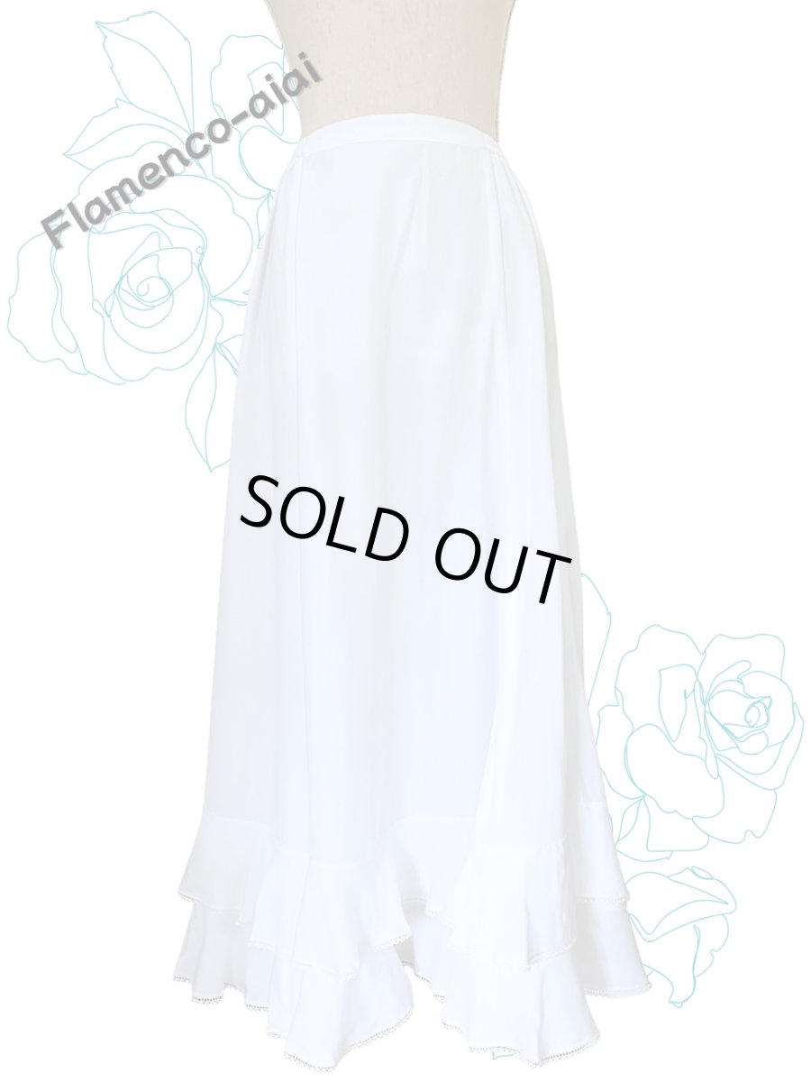 画像3: ペチコート、2段フリル、フリル先テープ飾り (3)