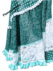 画像3: 《即納品》ラップファルダ、グリーン、1点もの♪ (3)