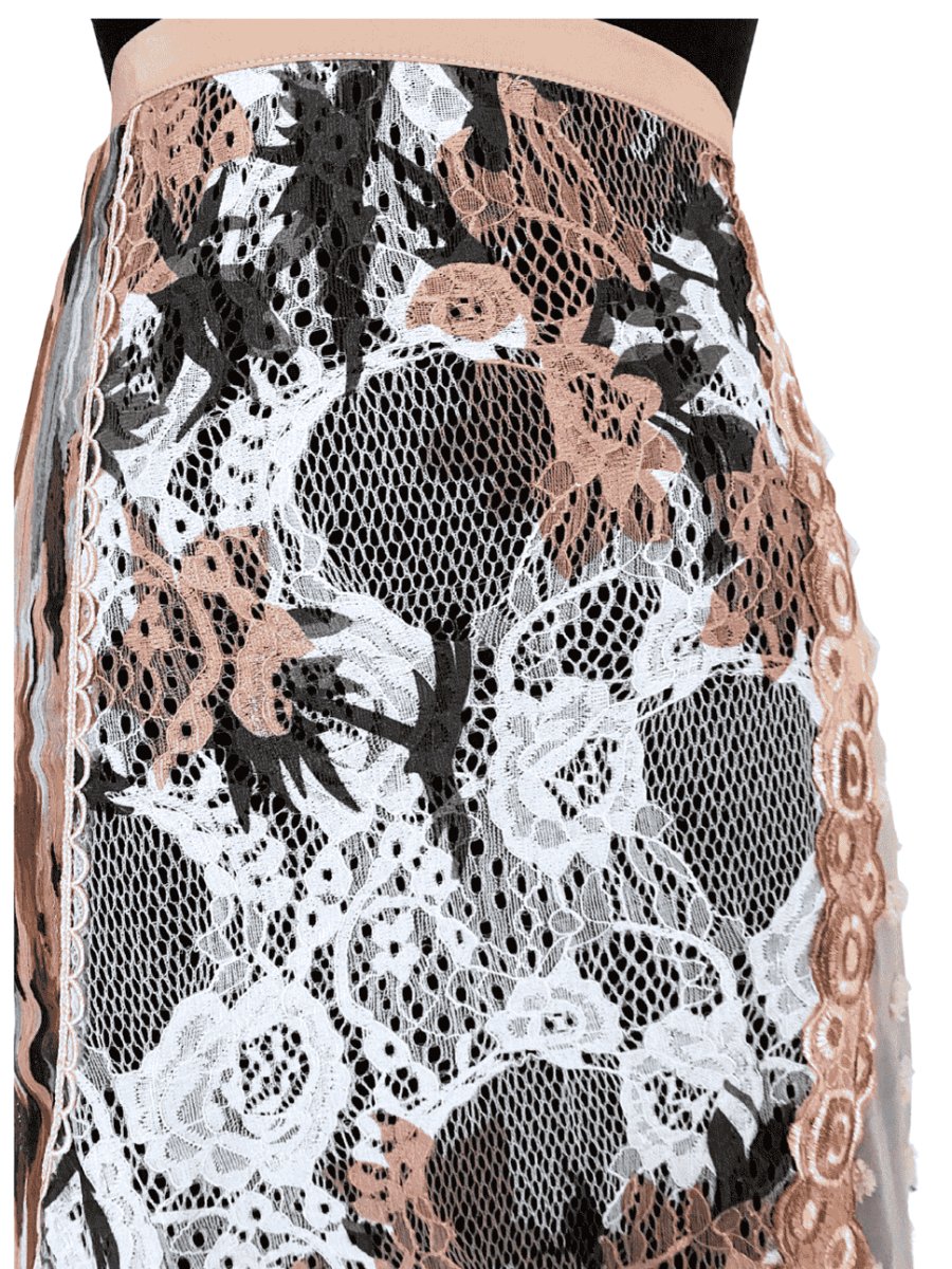 画像4: 《即納品》ラップファルダ、ベージュ系、1点もの♪ (4)