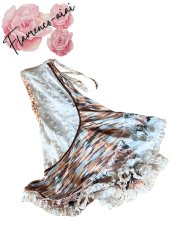 画像2: 《即納品》ラップファルダ、ベージュ系、1点もの♪ (2)