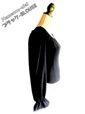 画像3: ！SALE!ブラウス、ブラック (3)