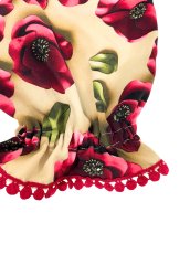 画像4: ブラウス、フラワー、レッド (4)