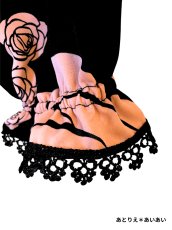 画像5: ブラウス、ベージュピンクのバラ (5)