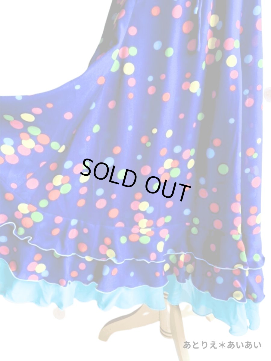 画像2: 《即納品》女児用ファルダ、ブルー、丈75cm (2)