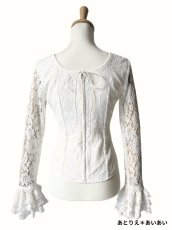 画像4: ≪即納品≫レースのブラウス (4)
