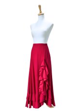 画像2: スリットファルダ、ローズピンク、サンプル品、W66cm丈94cm (2)