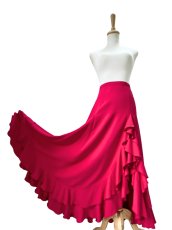 画像1: スリットファルダ、ローズピンク、サンプル品、W66cm丈94cm (1)