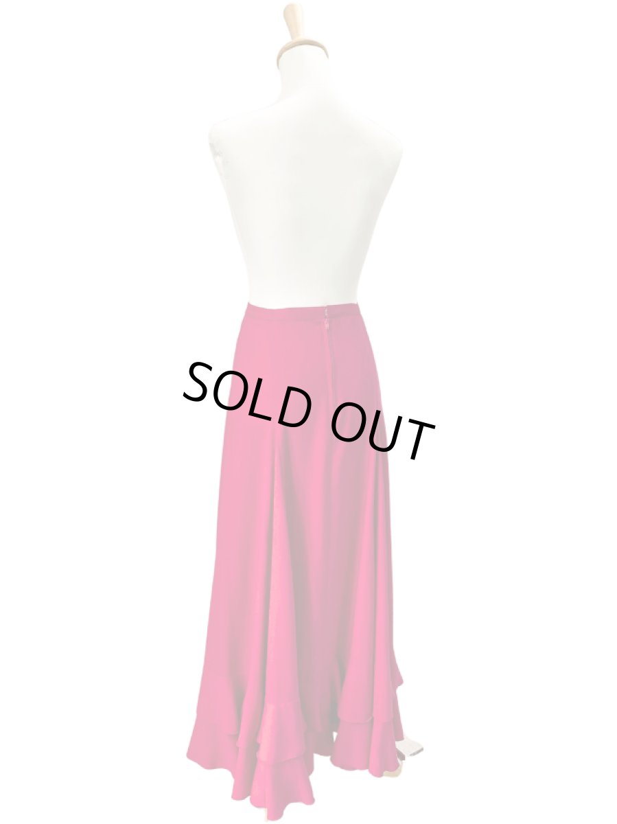 画像3: スリットファルダ、ローズピンク、サンプル品、W66cm丈94cm (3)