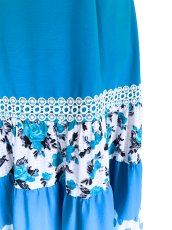 画像4: ティアードファルダ、1点物🎵シージョ付き　W72cm、丈98cm (4)