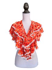 画像1: 《即納品》ボランテ・シージョ、オレンジ水玉 (1)