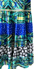 画像3: サンプル品、難あり、ティアードファルダ、1点物🎵　W72cm、丈98cm (3)