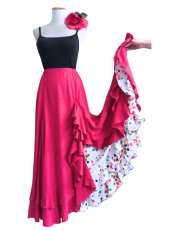 画像4: スリットファルダ、ローズピンク、サンプル品、W66cm丈94cm (4)