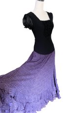 画像2: 🌟半額SALE🌟ファルダ、ジョーゼット生地（プラム） (2)