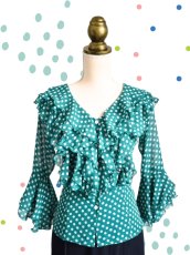 画像1: SALE《即納品》ブラウス、フロントボタンのブラウス (1)