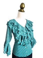 画像2: SALE《即納品》ブラウス、フロントボタンのブラウス (2)