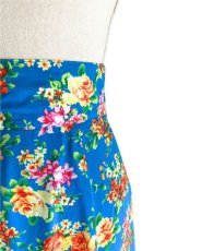 画像2: 《即納品》ハイウエスト、ブルー、W68cm丈92cm (2)