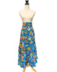 画像3: 《即納品》ハイウエスト、ブルー、W68cm丈92cm (3)