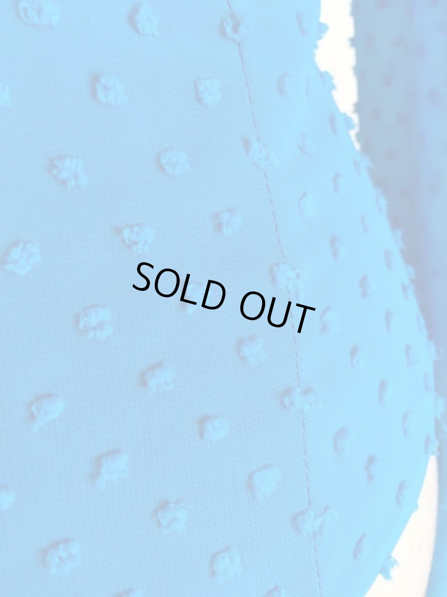 画像12: ブラウス、ブルー（他色でも作製できます） (12)