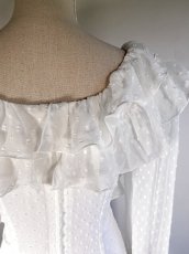 画像6: 即納品SALE_ フロントフリル、オフホワイト (6)