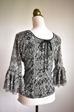 画像7: 《即納品》チュール生地のブラウス (7)