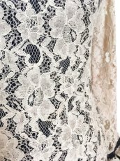 画像2: 在庫一掃SALE◎ベージュレース×ブラック、Lサイズ (2)