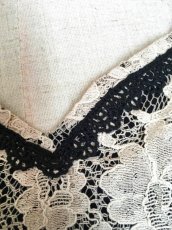 画像4: 在庫一掃SALE◎ベージュレース×ブラック、Lサイズ (4)