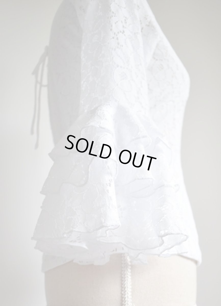画像7: SALE‗バラモチーフ、レース、ホワイト (7)