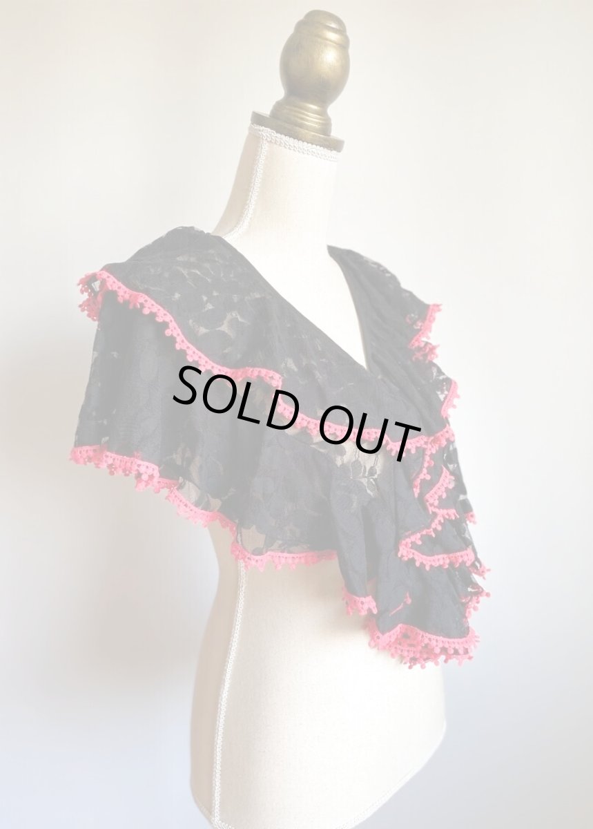 画像5: 《即納品》ボランテ・シージョ、リーフ柄レース (5)