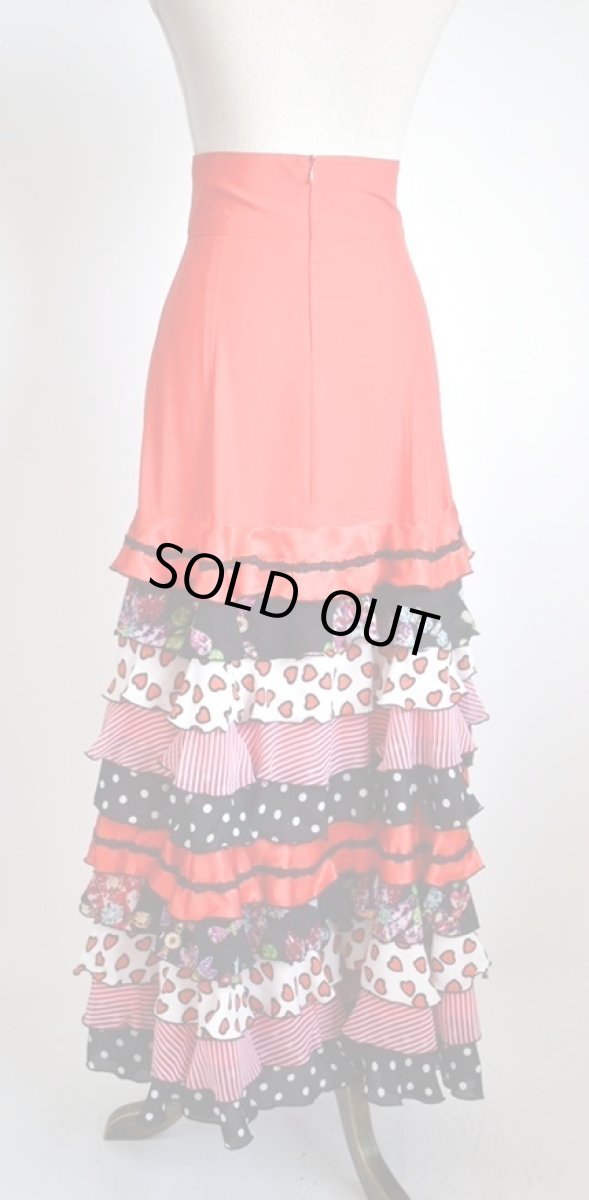 画像8: 《即納品》ハイウエスト、10段フリル (8)