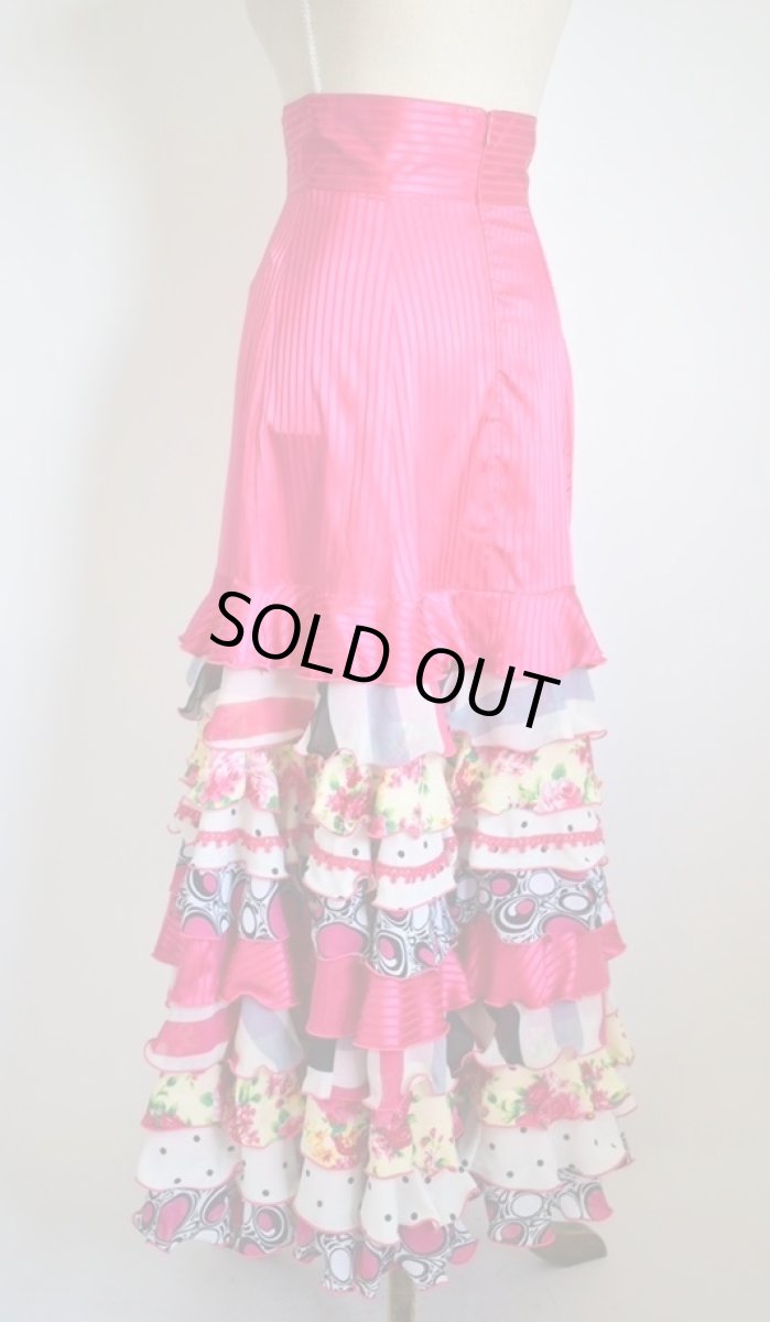 画像8: 《即納品》ファルダ、ハイウエスト、10段フリル (8)