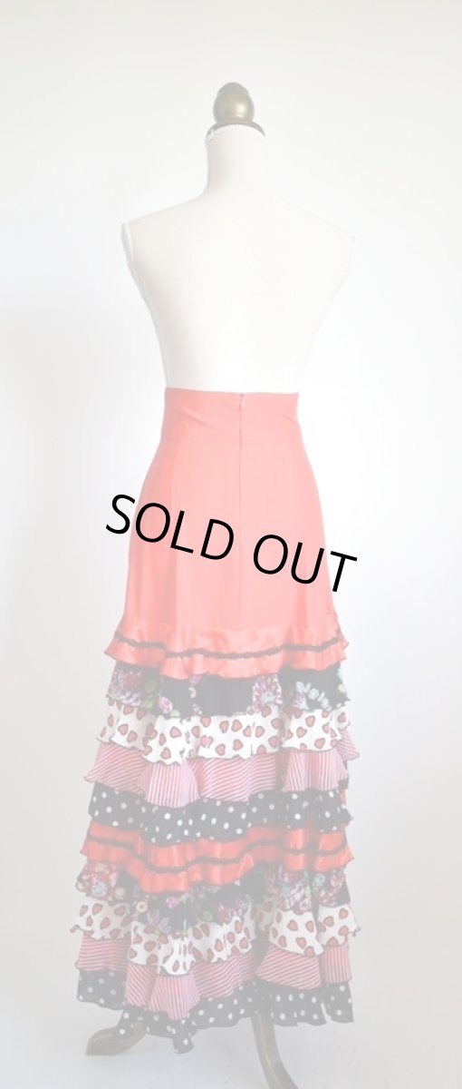 画像9: 《即納品》ハイウエスト、10段フリル (9)