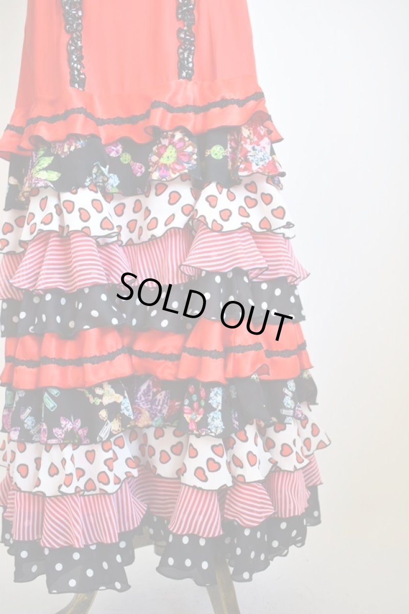 画像4: 《即納品》ハイウエスト、10段フリル (4)