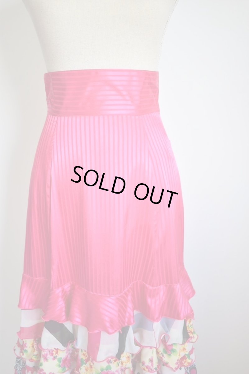 画像2: 《即納品》ファルダ、ハイウエスト、10段フリル (2)