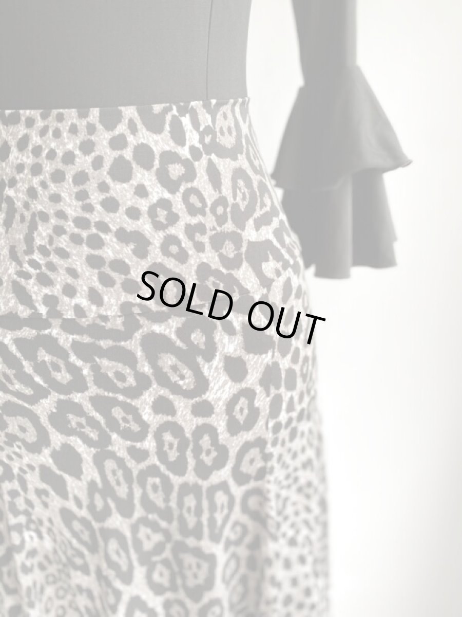 画像3: 《即納品》美☆ストレッチ・ファルダ、グレー系色レオパード (3)