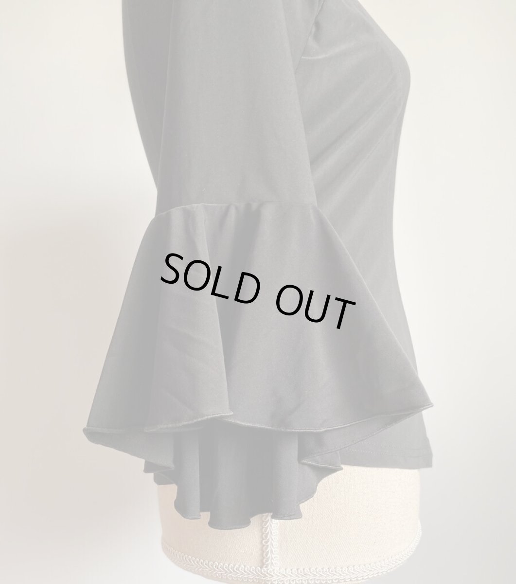 画像2: ニットのかぶりブラウス (2)