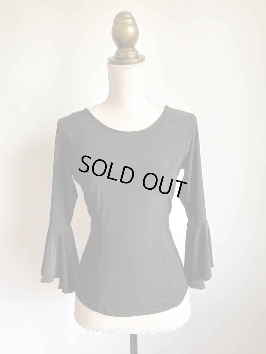 画像3: ニットのかぶりブラウス (3)