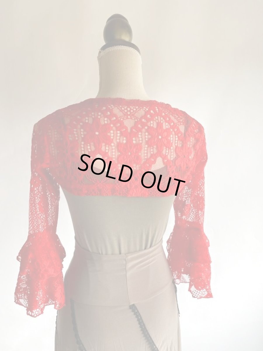 画像3: ショルダーボレロ、レース生地 (3)