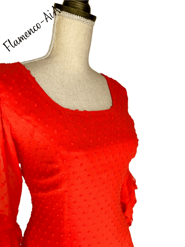 画像3: ブラウス、オレンジ (3)